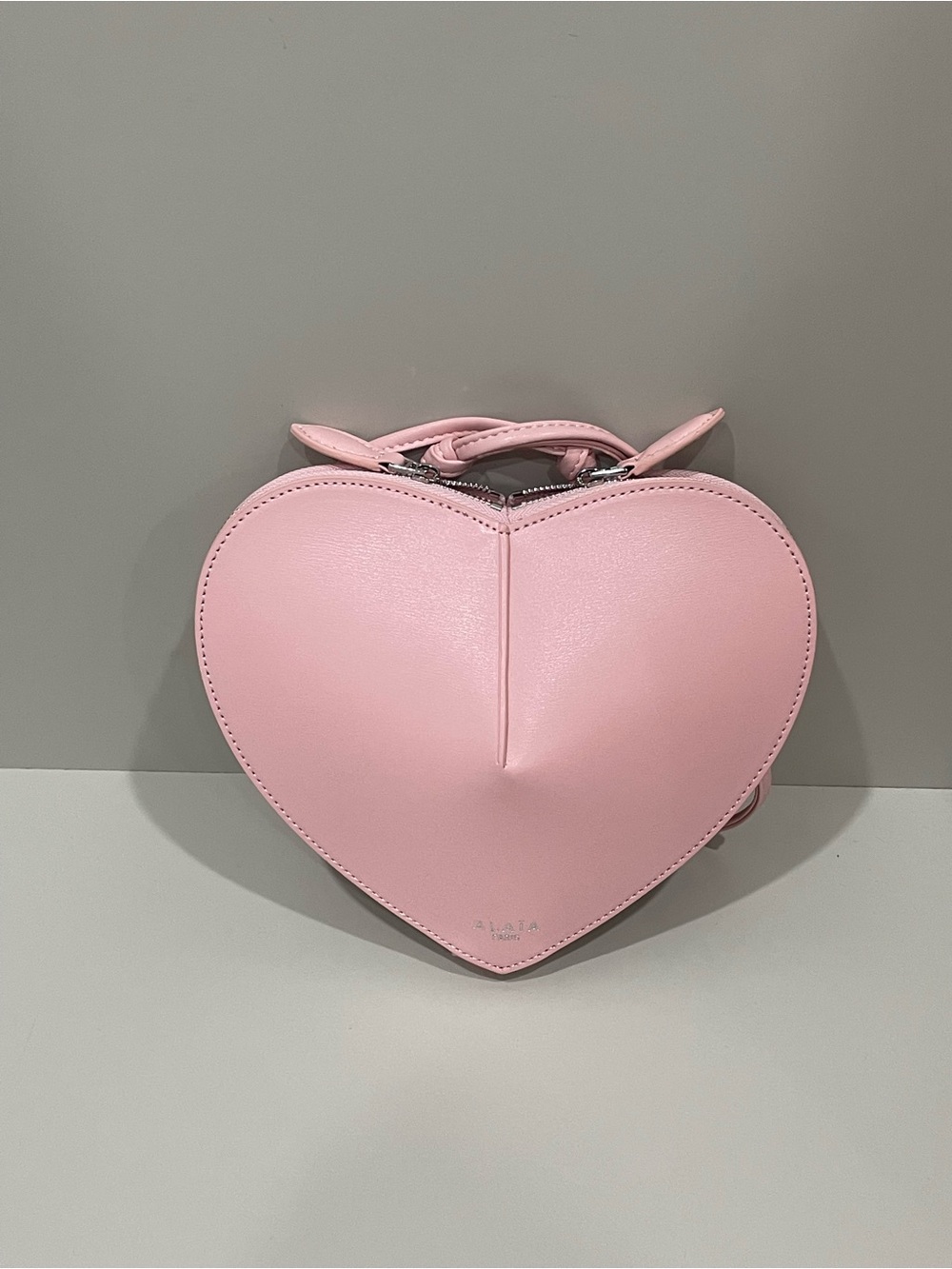 Alala Pastel Pink Heart-Shaped Crossbody Bag